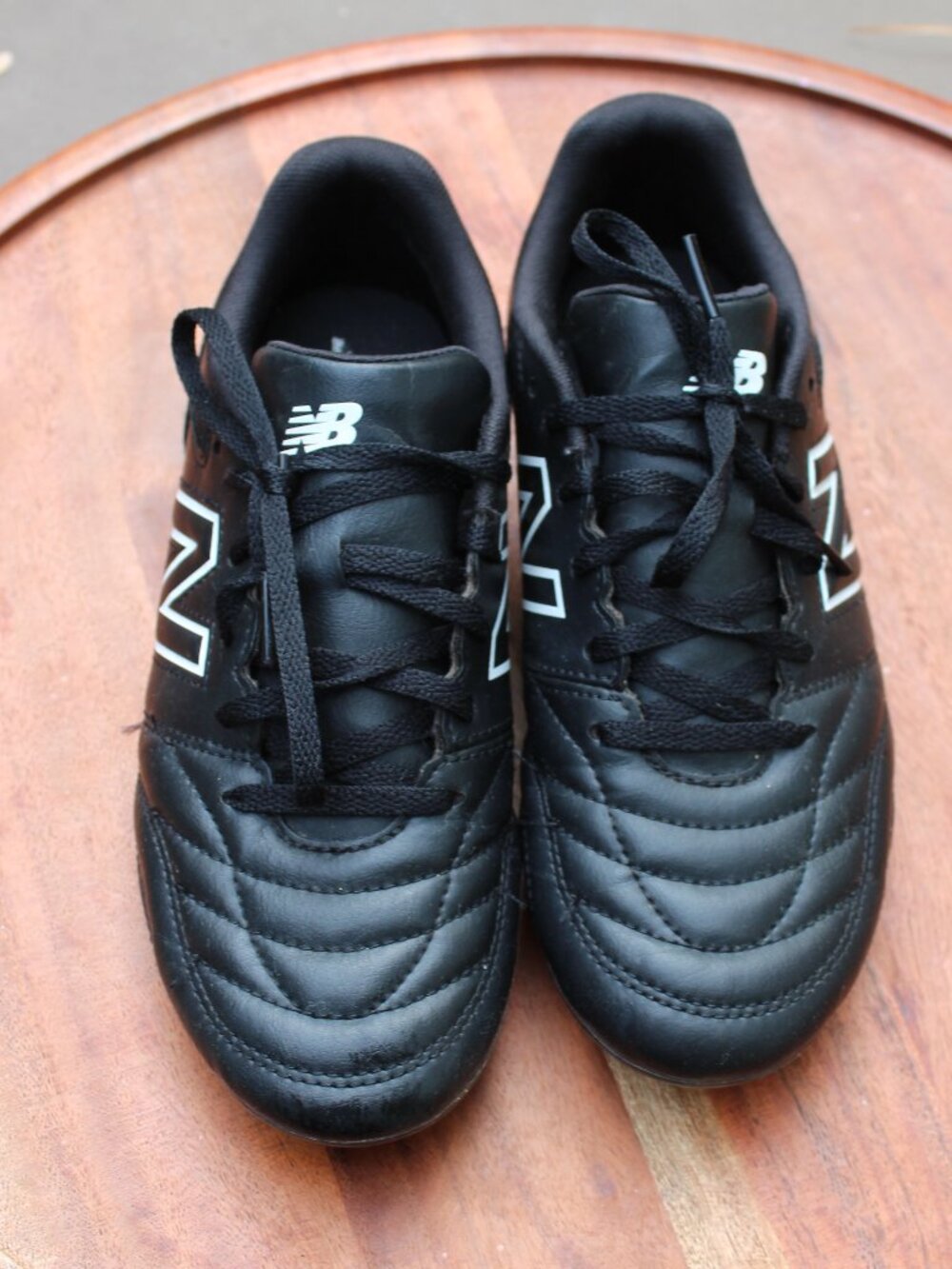 New Balance 442 V2 Academy FG Soccer Cleats - Black/White   US 4.5 Boy's/Youth - Picture 4 of 10
